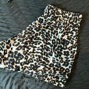 Leopard shorts